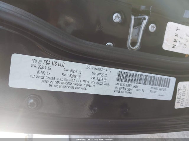 Chrysler 300C 2016 2C3CCAEG3GH324800 Image 9
