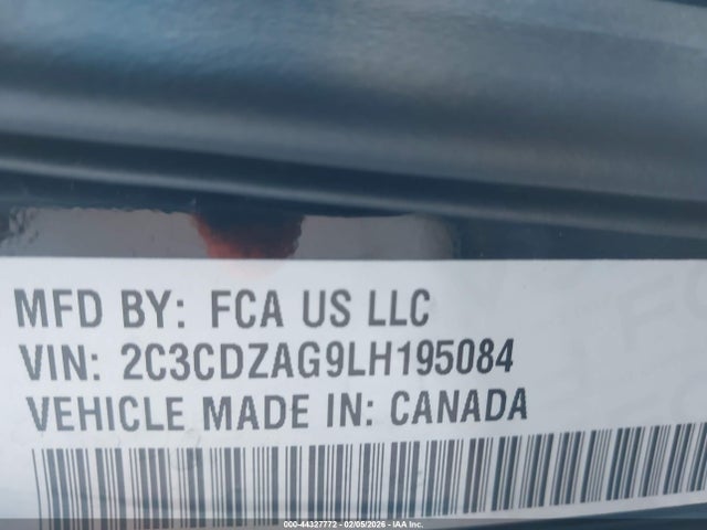 2020 DODGE CHALLENGER 2C3CDZAG9LH195084 Photo 8