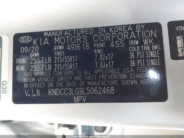 2020 KIA NIRO EV KNDCC3LG9L5062468 Photo 8