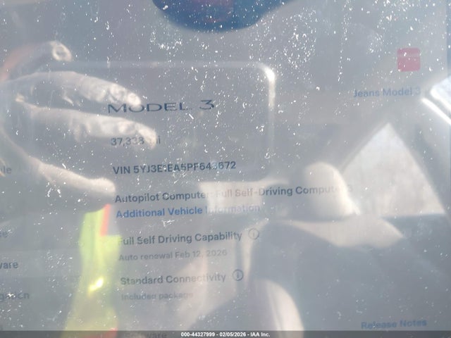 2023 TESLA MODEL 3 5YJ3E1EA5PF643672 Photo 6