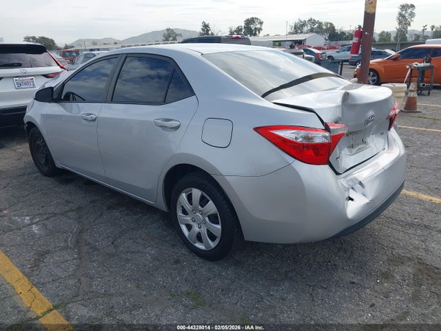 2T1BURHE0GC643949 Toyota COROLLA LE