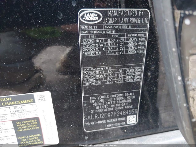 2023 LAND ROVER DISCOVERY SALRJ2EX7P2484956 Photo 8