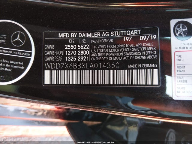 2020 MERCEDES-BENZ AMG GT 53 4-DOOR COUPE WDD7X6BBXLA014360 Photo 8