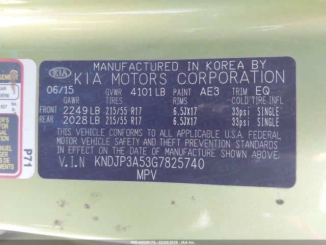 Продаж на аукціоні авто 2016 Kia Soul +, vin: KNDJP3A53G7825740, номер лоту: 44328170