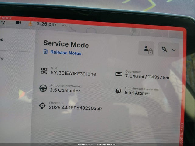 2019 TESLA MODEL 3 5YJ3E1EA1KF301046 Photo 6