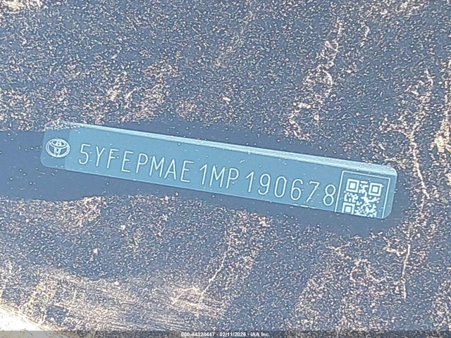 Toyota COROLLA LE 2021 5YFEPMAE1MP190678 Image 9