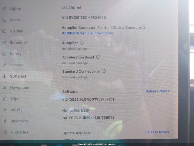 Продаж на аукціоні авто 2021 Tesla Model 3 Long Range Dual Motor All-wheel Drive, vin: 5YJ3E1EB0MF924038, номер лоту: 44328535