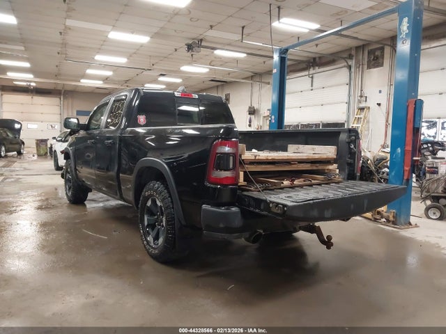 44328566 :رقم المزاد ، 1C6SRFET7KN827169 vin ، 2019 Ram 1500 Rebel  4x4 6'4 Box مزاد بيع