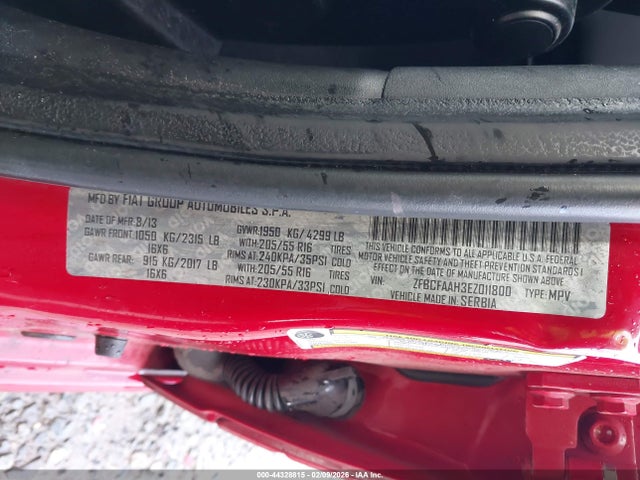 2014 FIAT 500L ZFBCFAAH3EZ011800 Photo 8