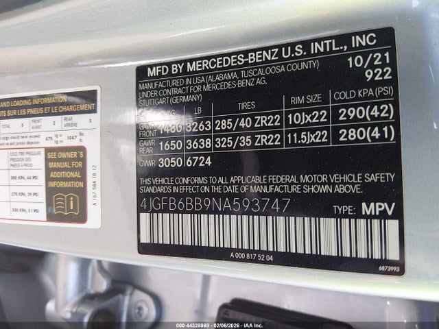 2022 MERCEDES-BENZ AMG GLE 53 4JGFB6BB9NA593747 Photo 8