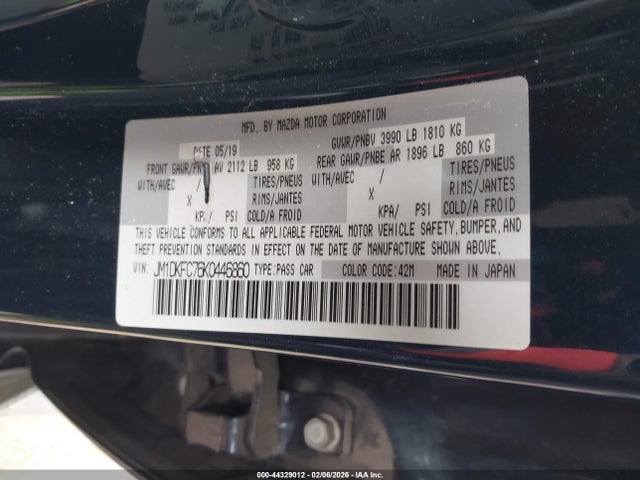 Mazda Cx-3 Touring 2019 JM1DKFC76K0446860 Image 9