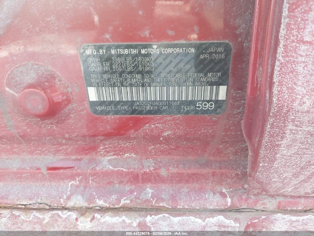 2016 MITSUBISHI LANCER JA32U2FU4GU011667 Photo 8