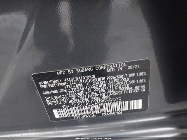 2021 SUBARU CROSSTREK JF2GTAECXM8656505 Photo 8