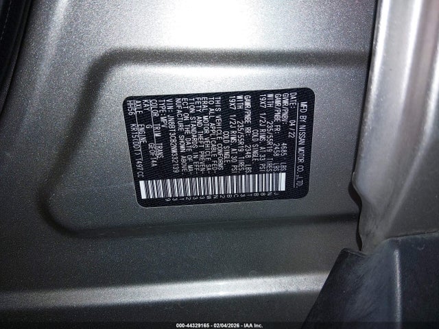 JN8BT3CB2NW332139 Nissan Rogue Sl Intelligent Awd