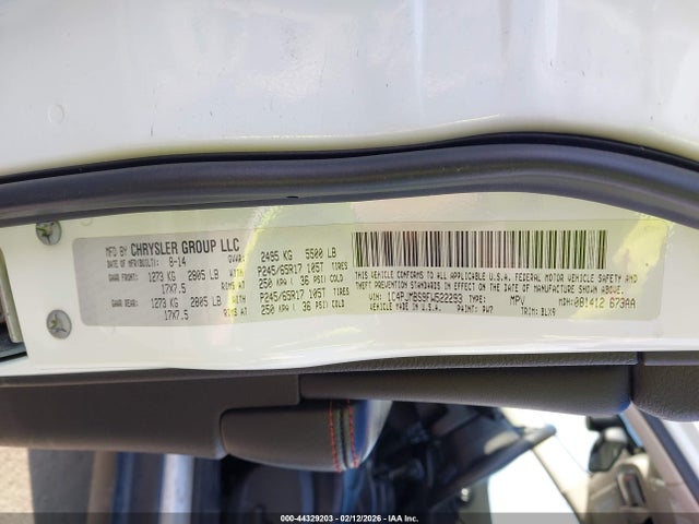 2015 JEEP CHEROKEE 1C4PJMBS9FW522293 Photo 8