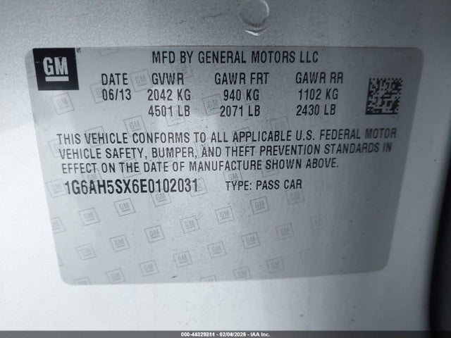 2014 CADILLAC ATS 1G6AH5SX6E0102031 Photo 8