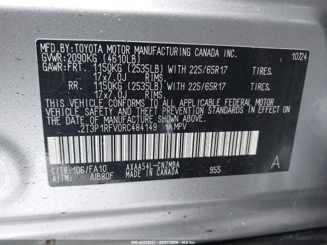 Toyota Rav4 Xle 2024 2T3P1RFV0RC484149 Image 9
