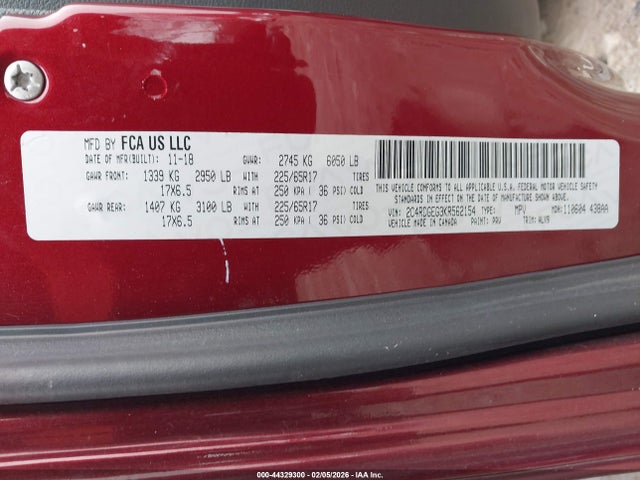 Dodge Grand Caravan Gt 2019 2C4RDGEG3KR562154 Image 9
