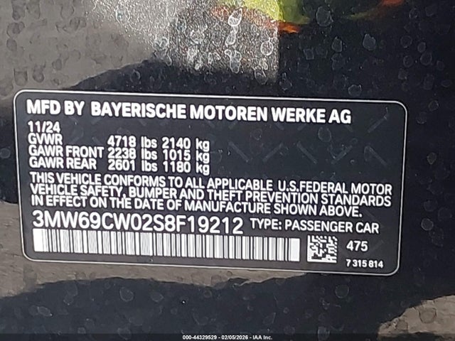 BMW 330I 2025 3MW69CW02S8F19212 Image 9