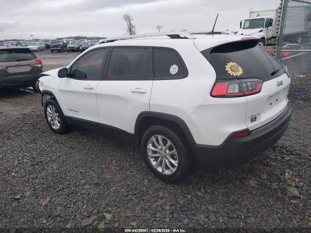 2021 Jeep Cherokee Latitude 4x4 მანქანა იყიდება აუქციონზე, vin: 1C4PJMCB7MD154445, აუქციონის ნომერი: 44329567