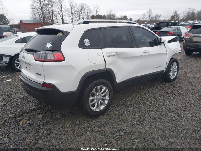 2021 Jeep Cherokee Latitude 4x4 მანქანა იყიდება აუქციონზე, vin: 1C4PJMCB7MD154445, აუქციონის ნომერი: 44329567