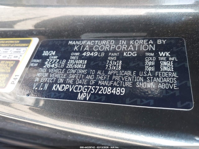 2025 KIA SPORTAGE HYBRID KNDPVCDG7S7208489 Photo 8