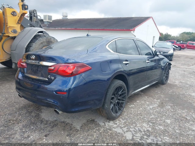 2018 Infiniti Q70l 3.7x Luxe მანქანა იყიდება აუქციონზე, vin: JN1BY1PR3JM370674, აუქციონის ნომერი: 44329809