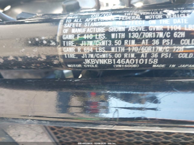 2006 KAWASAKI 1600 JKBVNKB146A010158 Photo 9