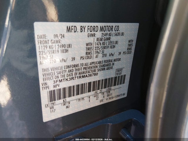 Ford Mustang Mach-e Premium 2024 3FMTK3R71RMA36780 Image 8