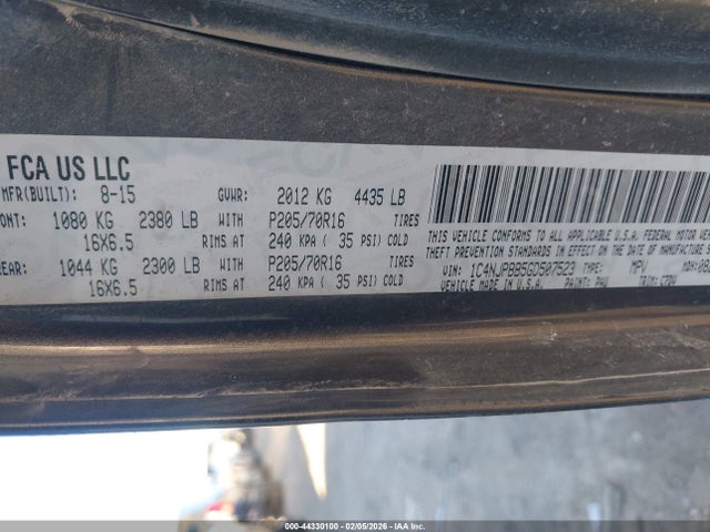Jeep Patriot Sport 2016 1C4NJPBB5GD507523 Image 9