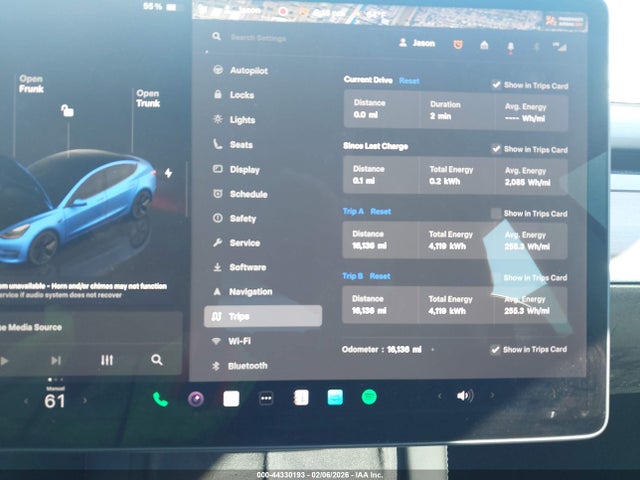 2022 TESLA MODEL 3 5YJ3E1EB4NF261736 Photo 6