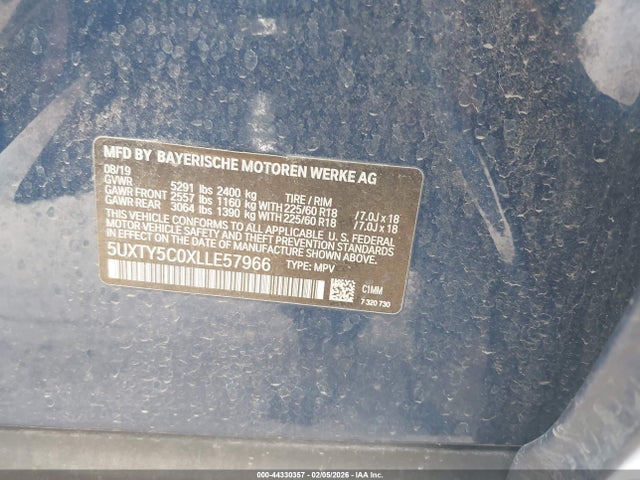 2020 BMW X3 5UXTY5C0XLLE57966 Photo 8