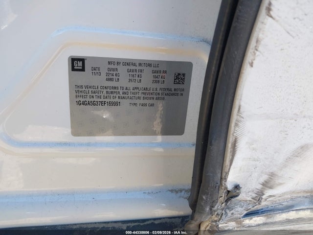 1G4GA5G37EF169991 Buick Lacrosse