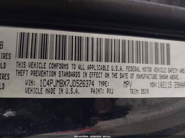 1C4PJMBX7JD526374 Jeep Cherokee Trailhawk 4x4