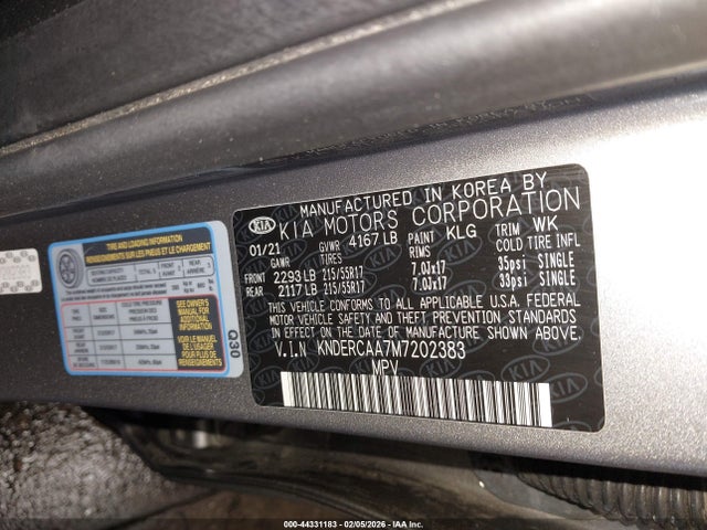 KIA SELTOS EX 2021 KNDERCAA7M7202383 Image 9