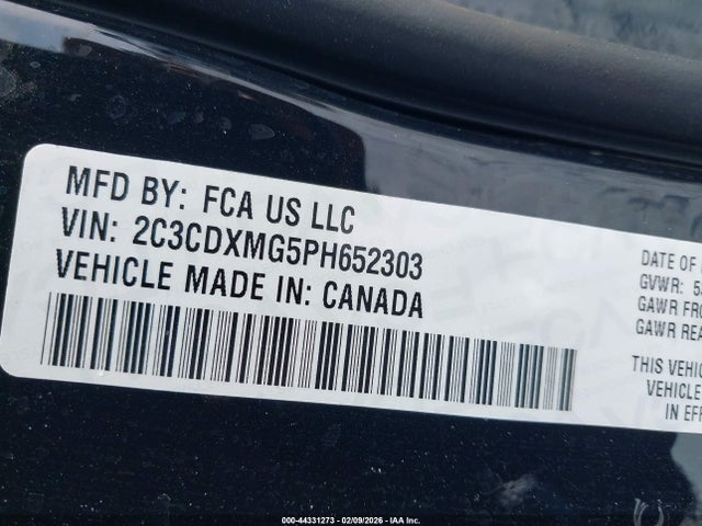 Dodge Charger Gt Awd 2023 2C3CDXMG5PH652303 Image 9