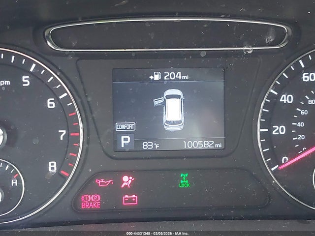 5XYPGDA30LG662847 KIA Sorento 2.4l Lx