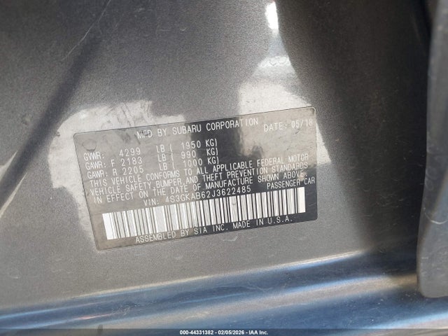 2018 SUBARU IMPREZA 4S3GKAB62J3622485 Photo 8