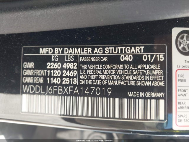 2015 MERCEDES-BENZ CLS 400 WDDLJ6FBXFA147019 Photo 8