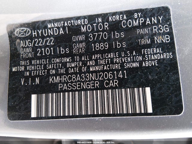 Hyundai Venue Sel 2022 KMHRC8A33NU206141 Image 9