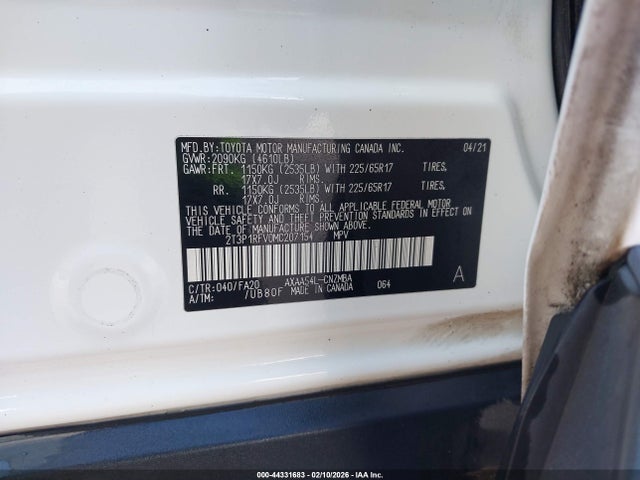 Toyota Rav4 Xle 2021 2T3P1RFV0MC207154 Image 9