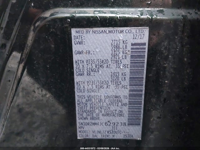 2018 NISSAN PATHFINDER 5N1DR2MM4JC629238 Photo 8