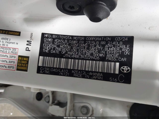 Toyota Corolla Xse 2024 JTNC4MBE3R3229426 Image 9