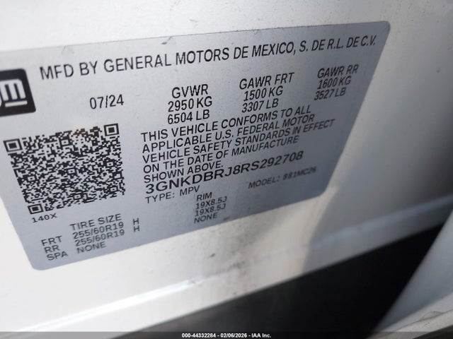 Chevrolet Blazer Ev Eawd 2lt 2024 3GNKDBRJ8RS292708 Image 9