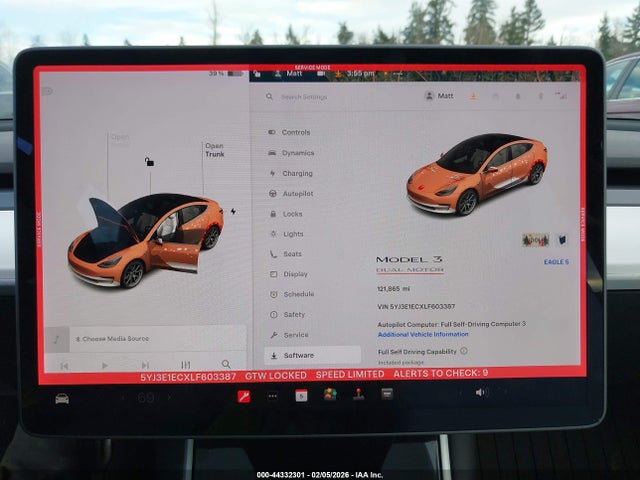 Tesla Model 3 Performance Dual Motor All-wheel Drive 2020 5YJ3E1ECXLF603387 Image 7