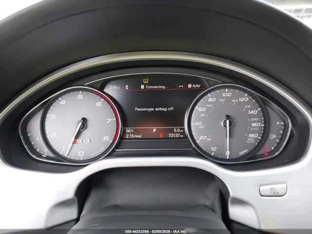 44332306 :رقم المزاد ، WUAJ5AFD9GN900529 vin ، 2016 Audi S8 4.0t Plus مزاد بيع