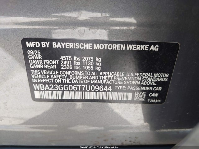 WBA23GG06T7U09644 BMW 228 Gran Coupe Xdrive
