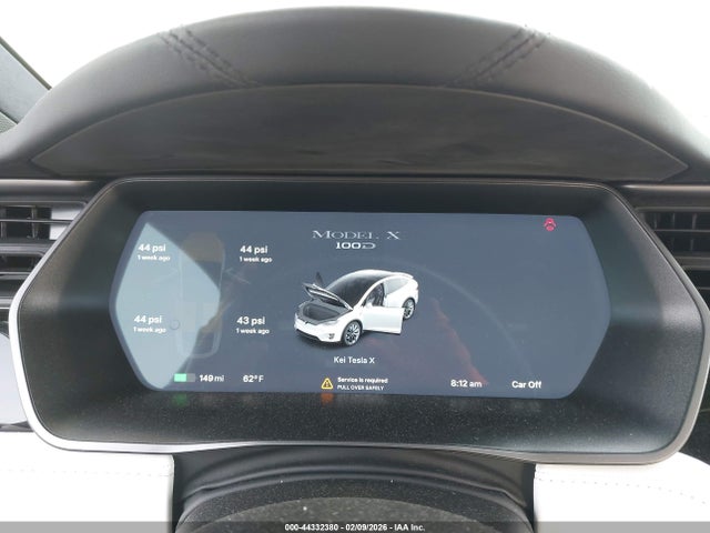 Продаж на аукціоні авто 2018 Tesla Model X 100d/75d/p100d, vin: 5YJXCBE2XJF121293, номер лоту: 44332380