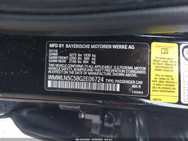 2016 MINI CLUBMAN WMWLN5C58G2E06724 Photo 8