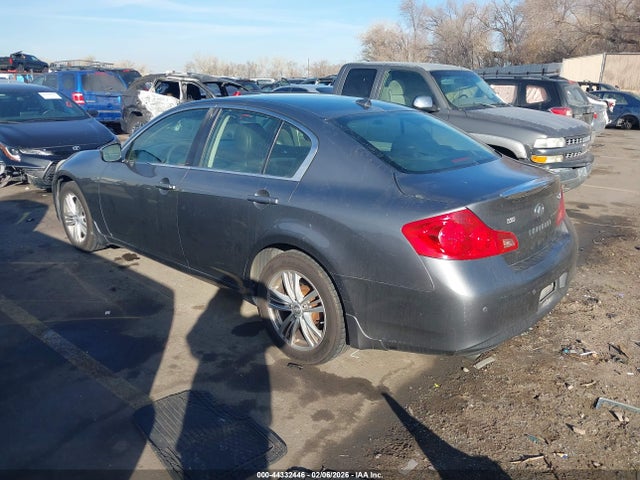 44332446 :رقم المزاد ، JN1CV6AR4CM681987 vin ، 2012 Infiniti G37x مزاد بيع